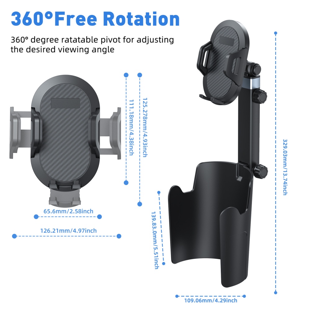 Mobile Tech Accessories - Penggantung Ponsel di Cup Holder Mobil,