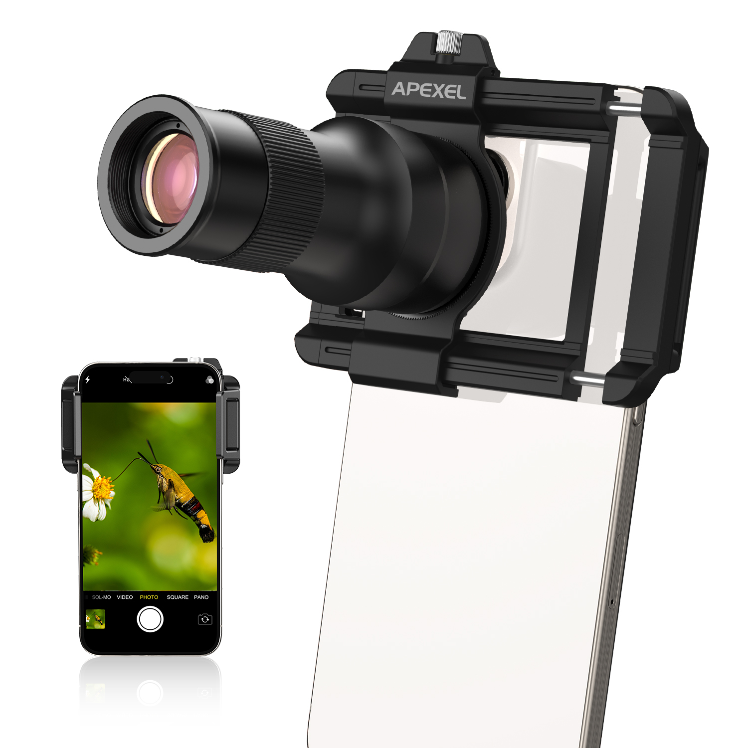 APEXEL lensa makro telefoto 2i - Mobile Tech Accessories ulasan dan harga