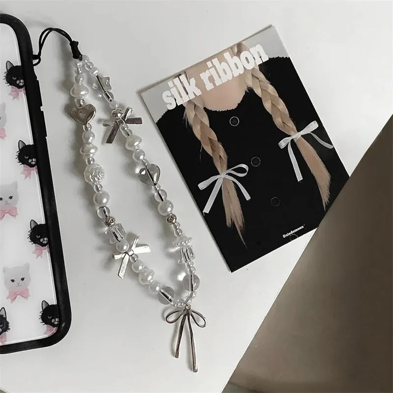 Tali gantung leher pita lucu K - Mobile Tech Accessories ulasan dan harga
