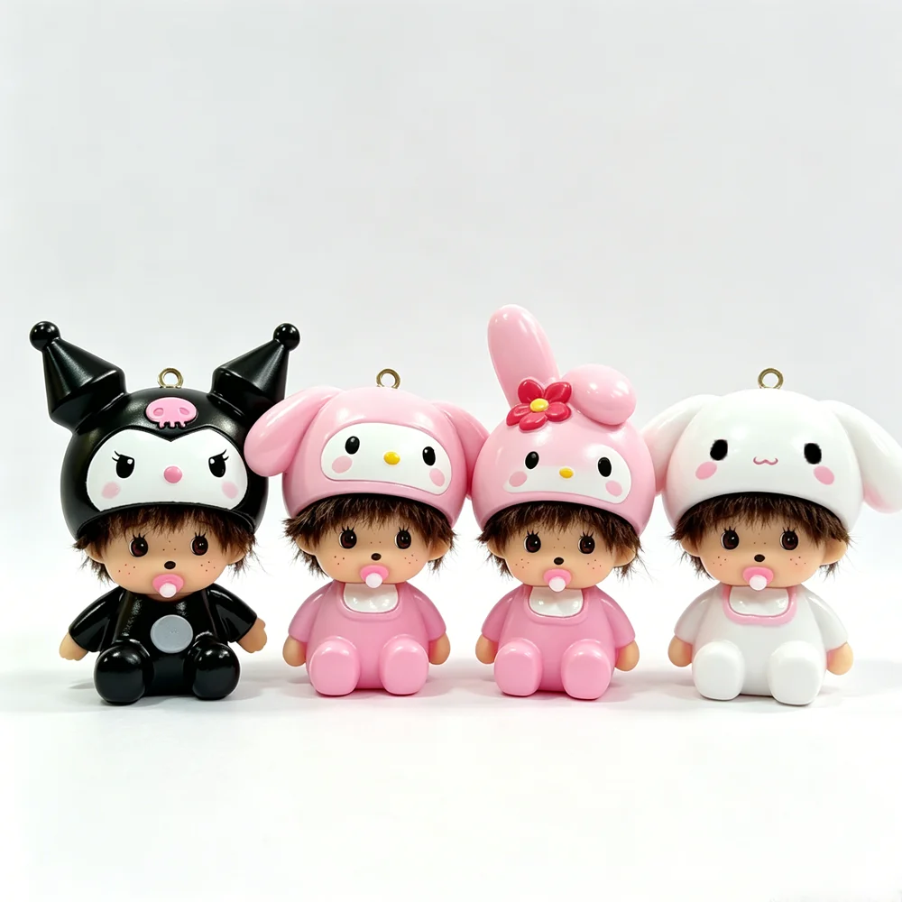 Gantungan Kunci Sanrio Monchhi - Kawaii Tech Accessories ulasan dan harga