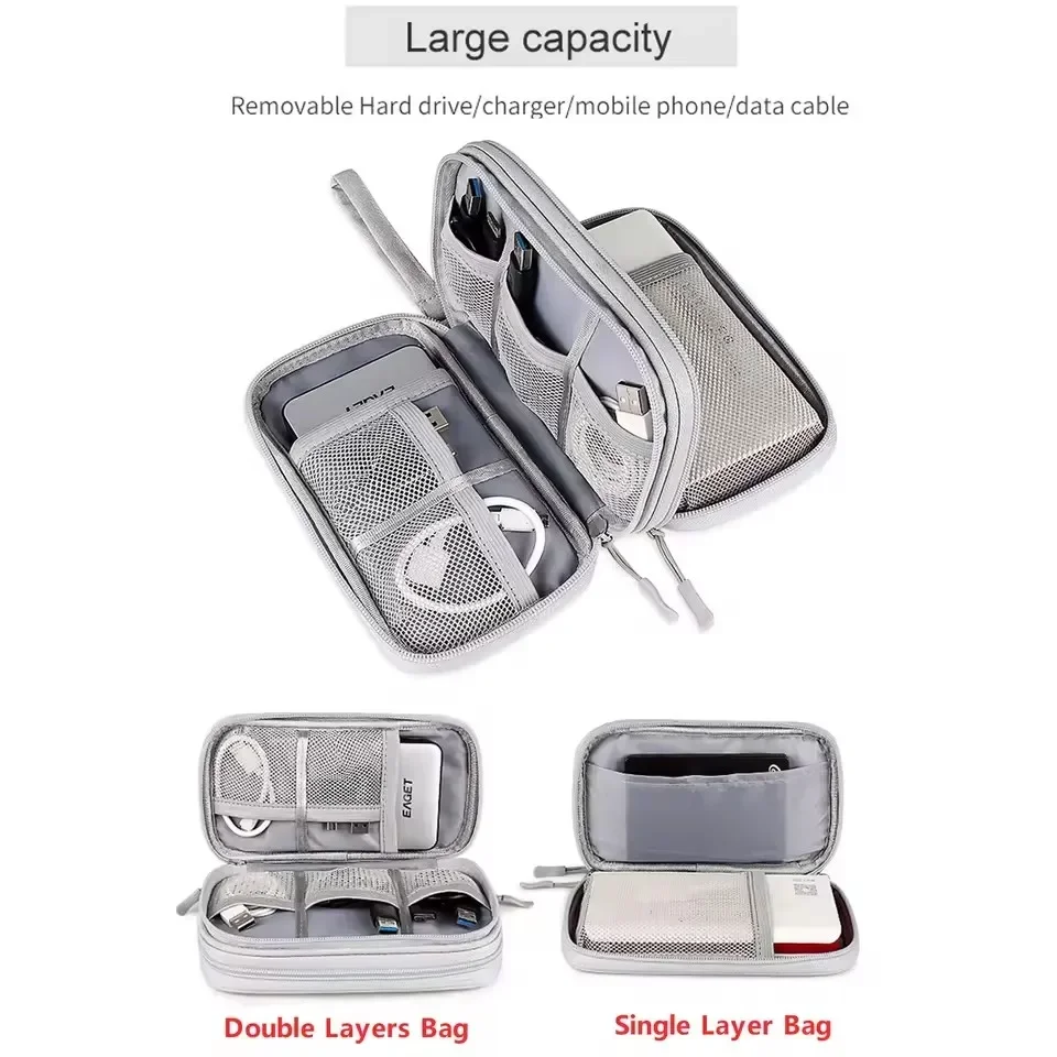 Tas Kabel Perjalanan, Kantong  - Tech Accessories Case ulasan dan harga