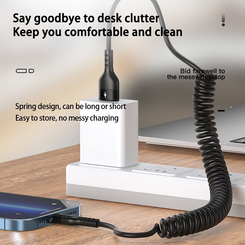 Kabel Data Teleskopik USB Type - Mobile Tech Accessories ulasan dan harga