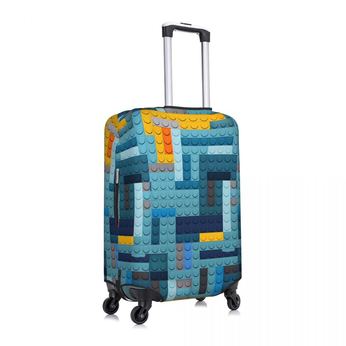 Blue Tech Pixel Building Block - Tech Accessories Case ulasan dan harga